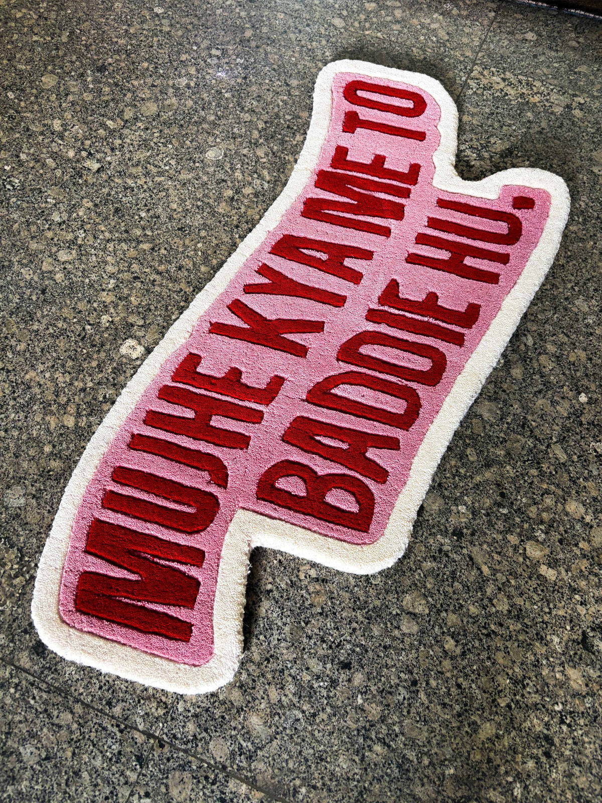 Mujhe Kya baddie Hand tufted Rug