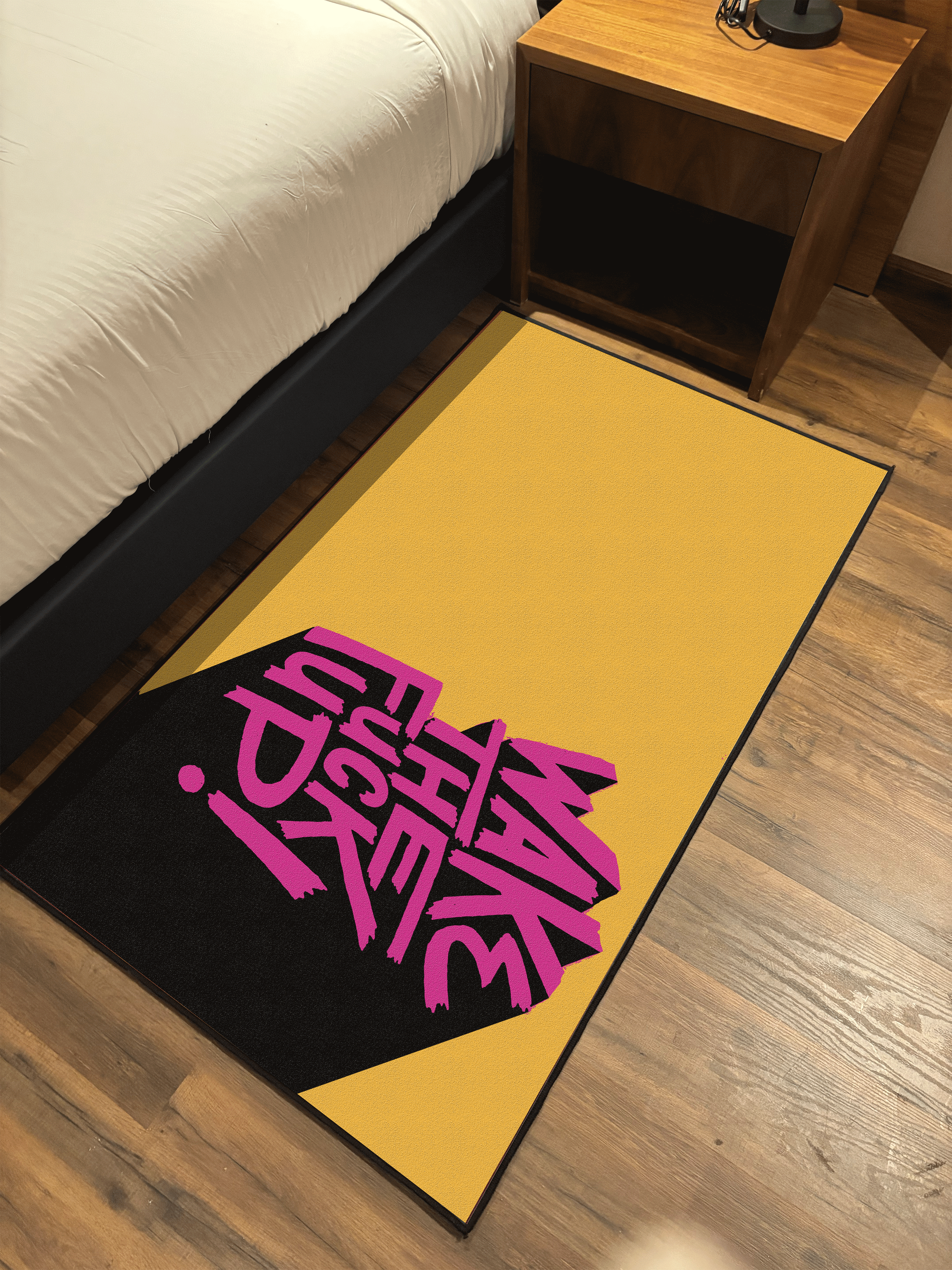 Wake up Washable Rug