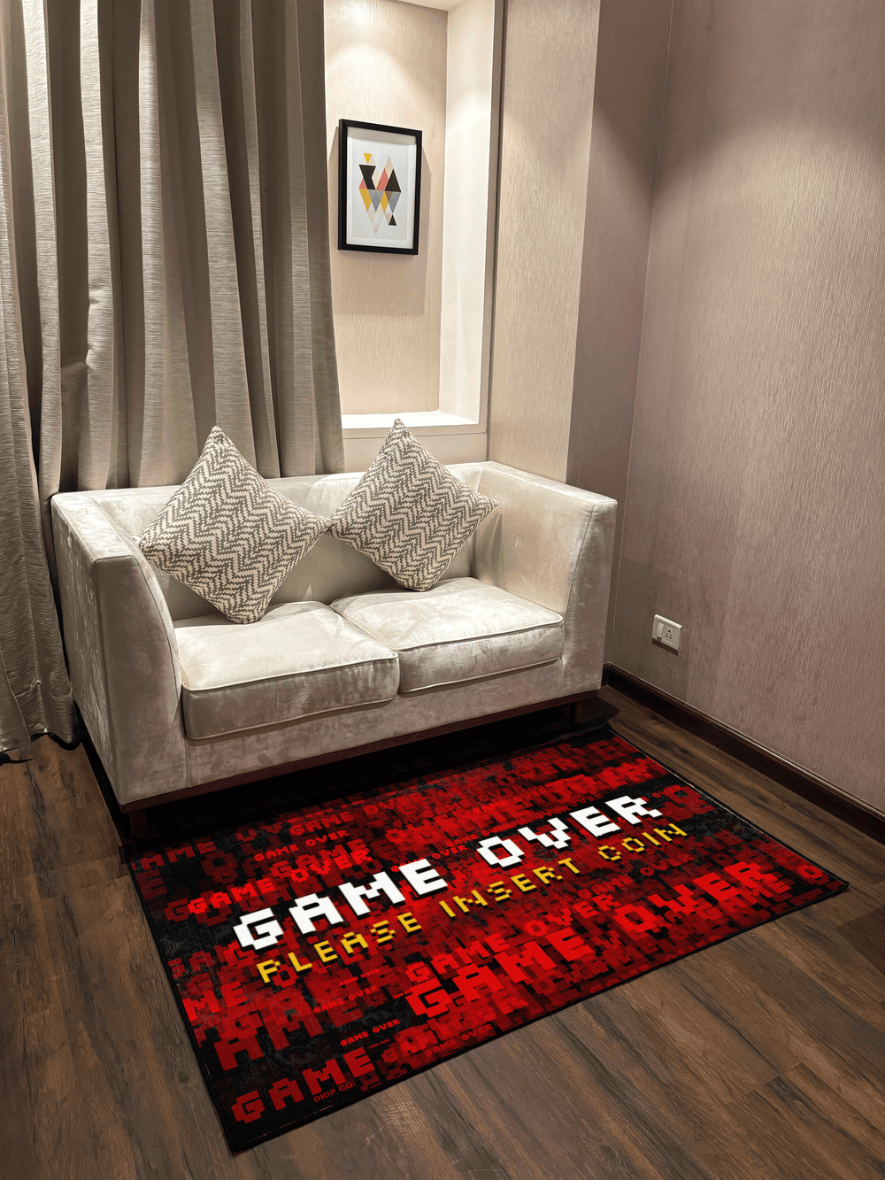Game over Washable Rug