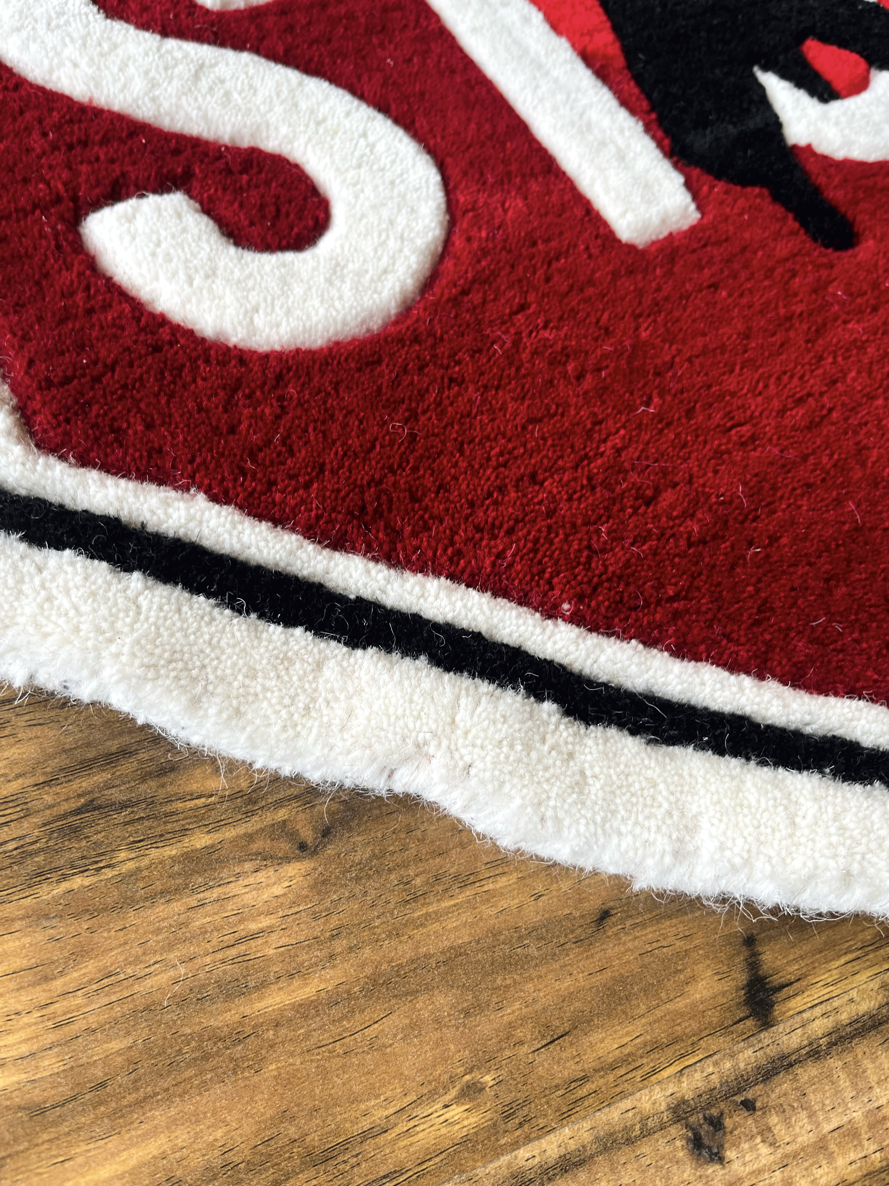 Start Stop Hand Tufted Rug by The Drip Co.