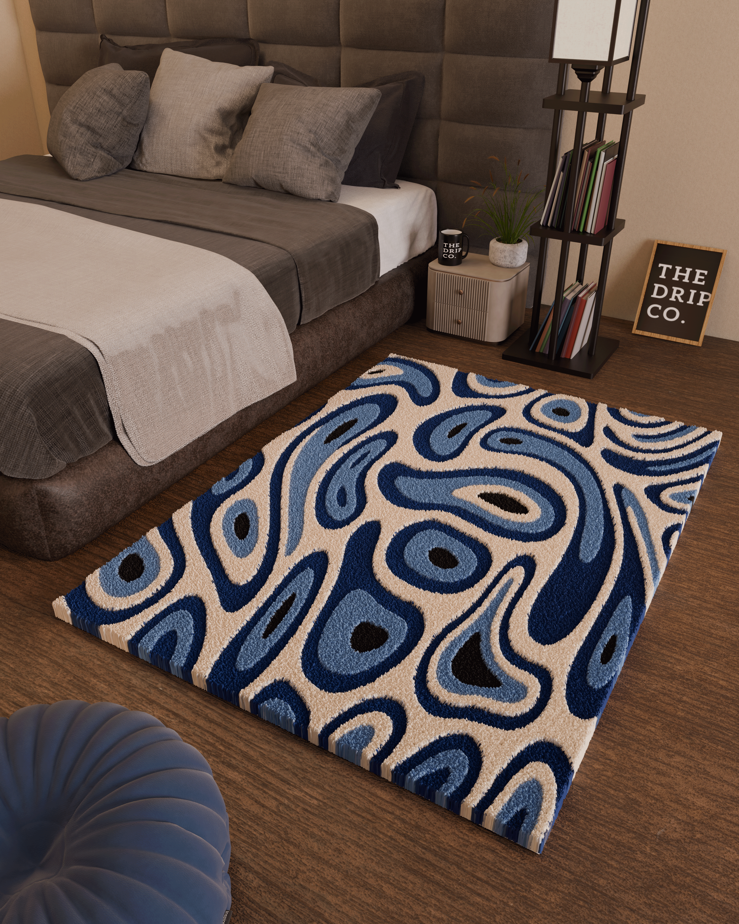 Evil Eye emotion Tufted Rug