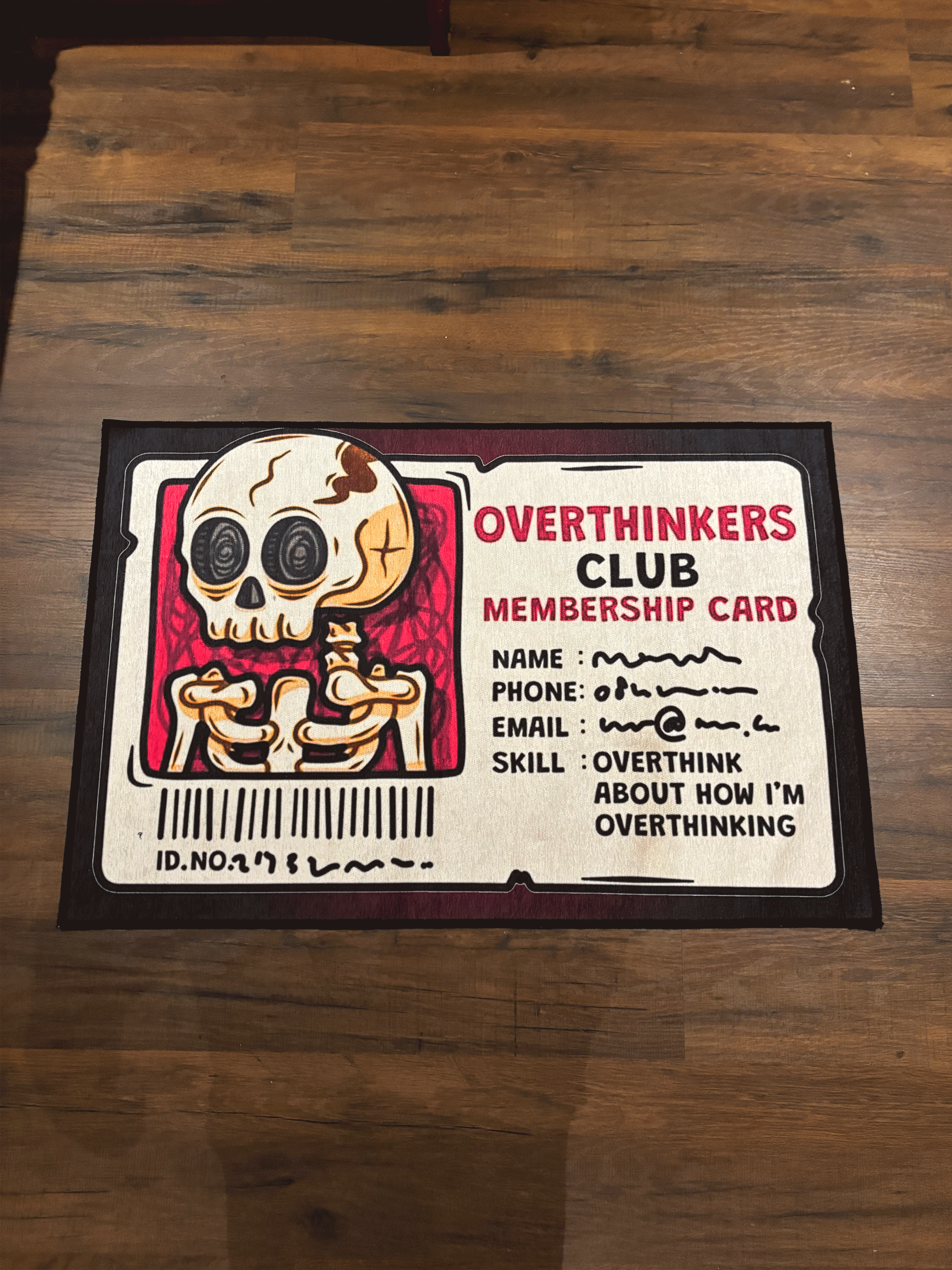 Overthinking Club Washable Rug
