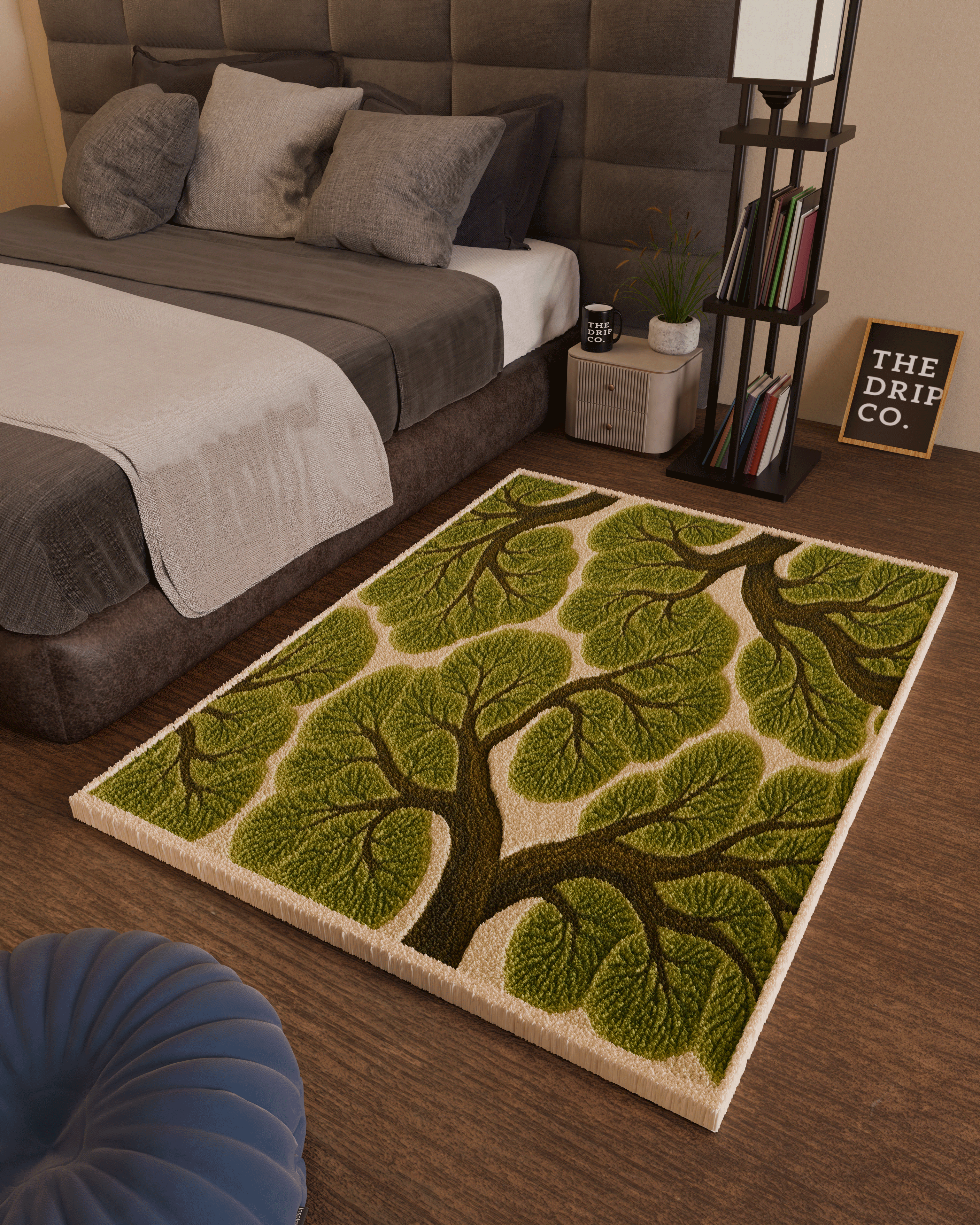 Forest trees emotion Tufted Rug