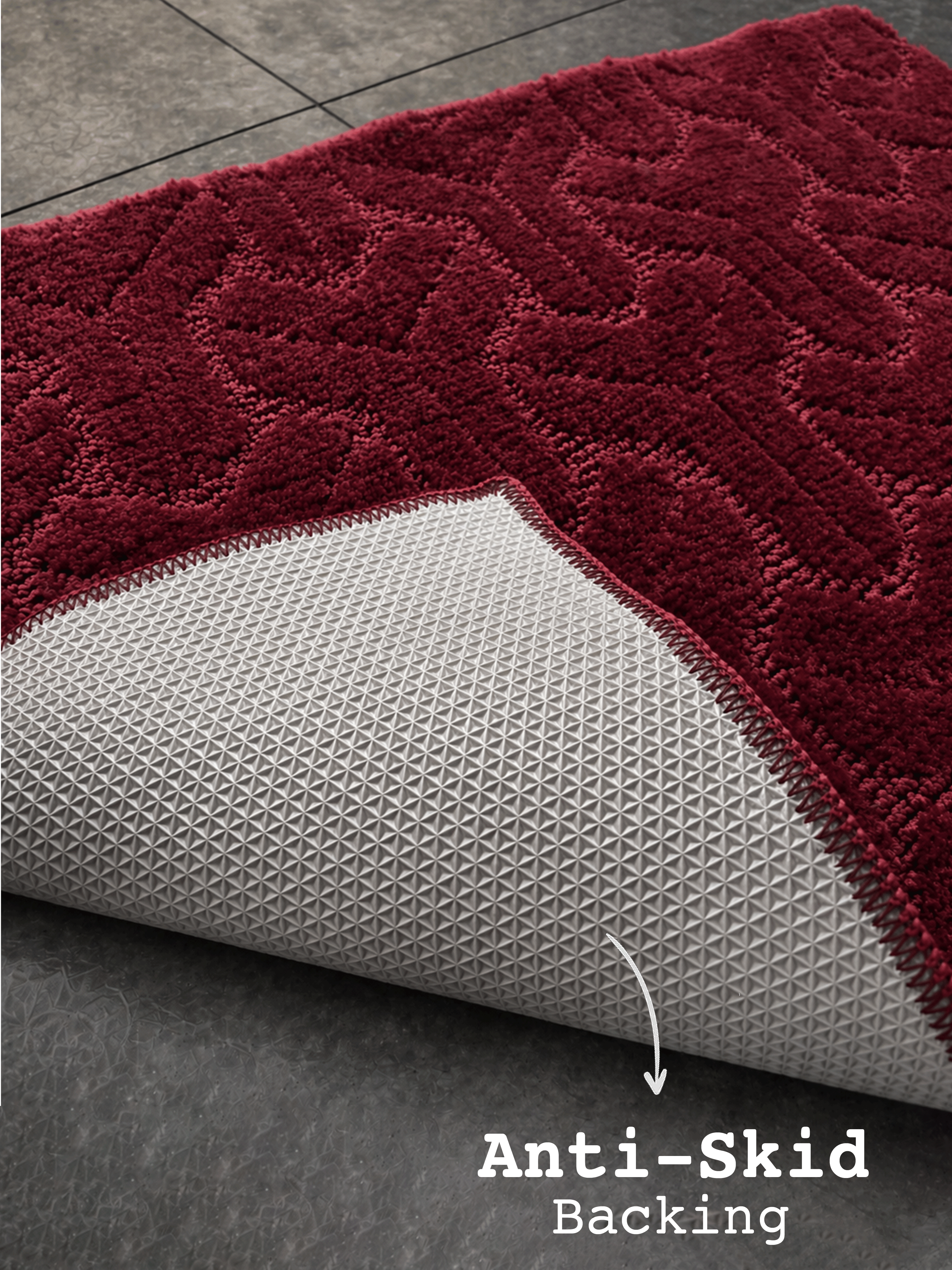 Maroon Miracle Bath Mat