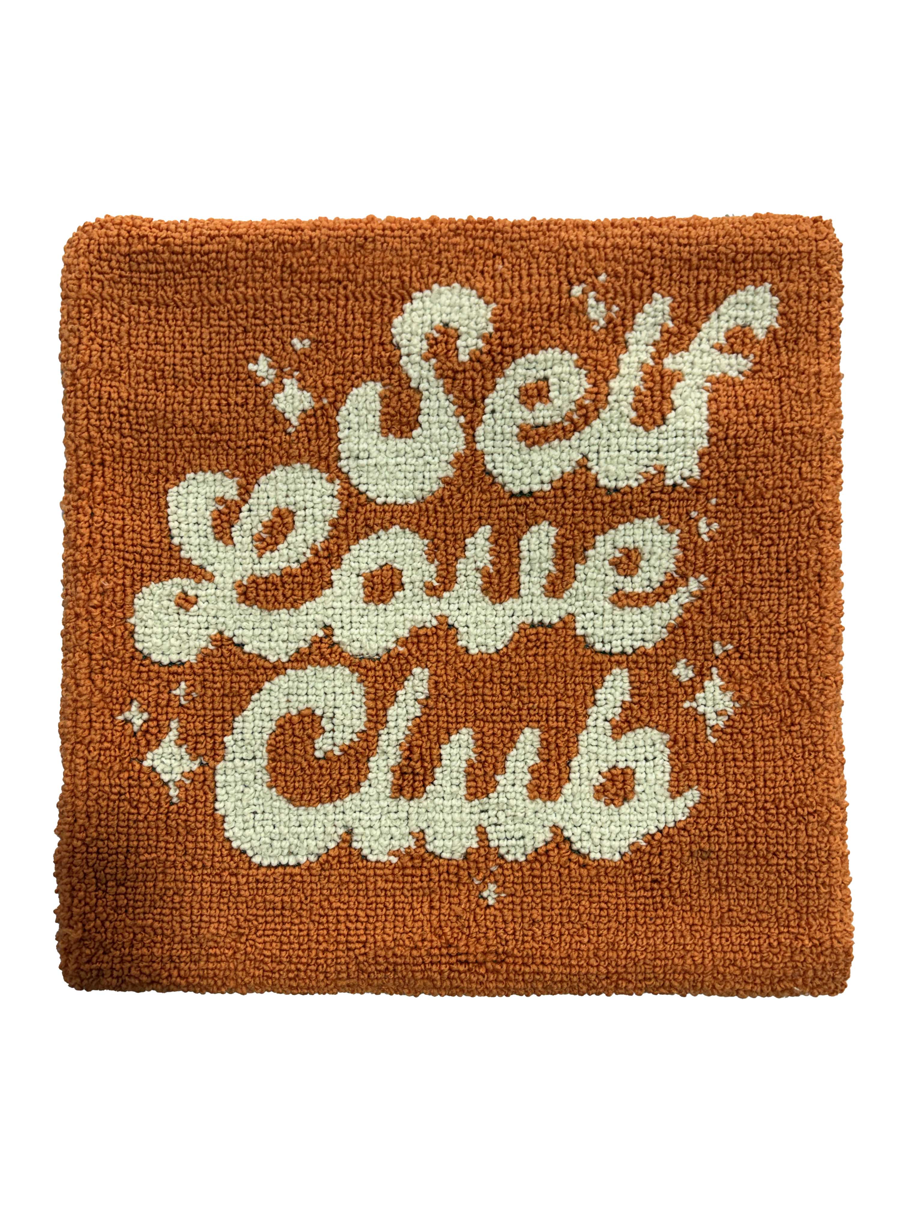Self Love Club Orange cushion cover