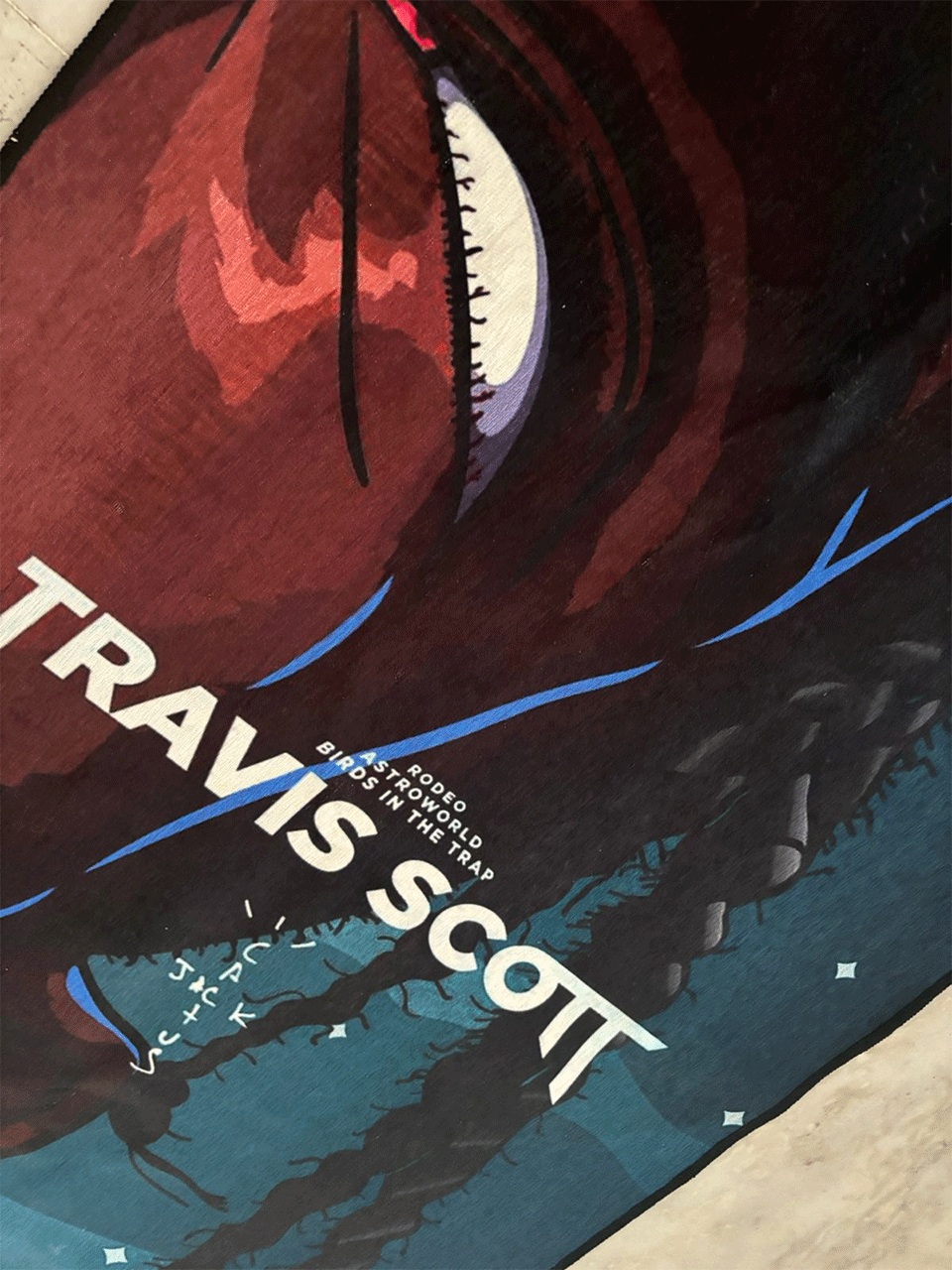 Travis Scott Printed Washable Rug