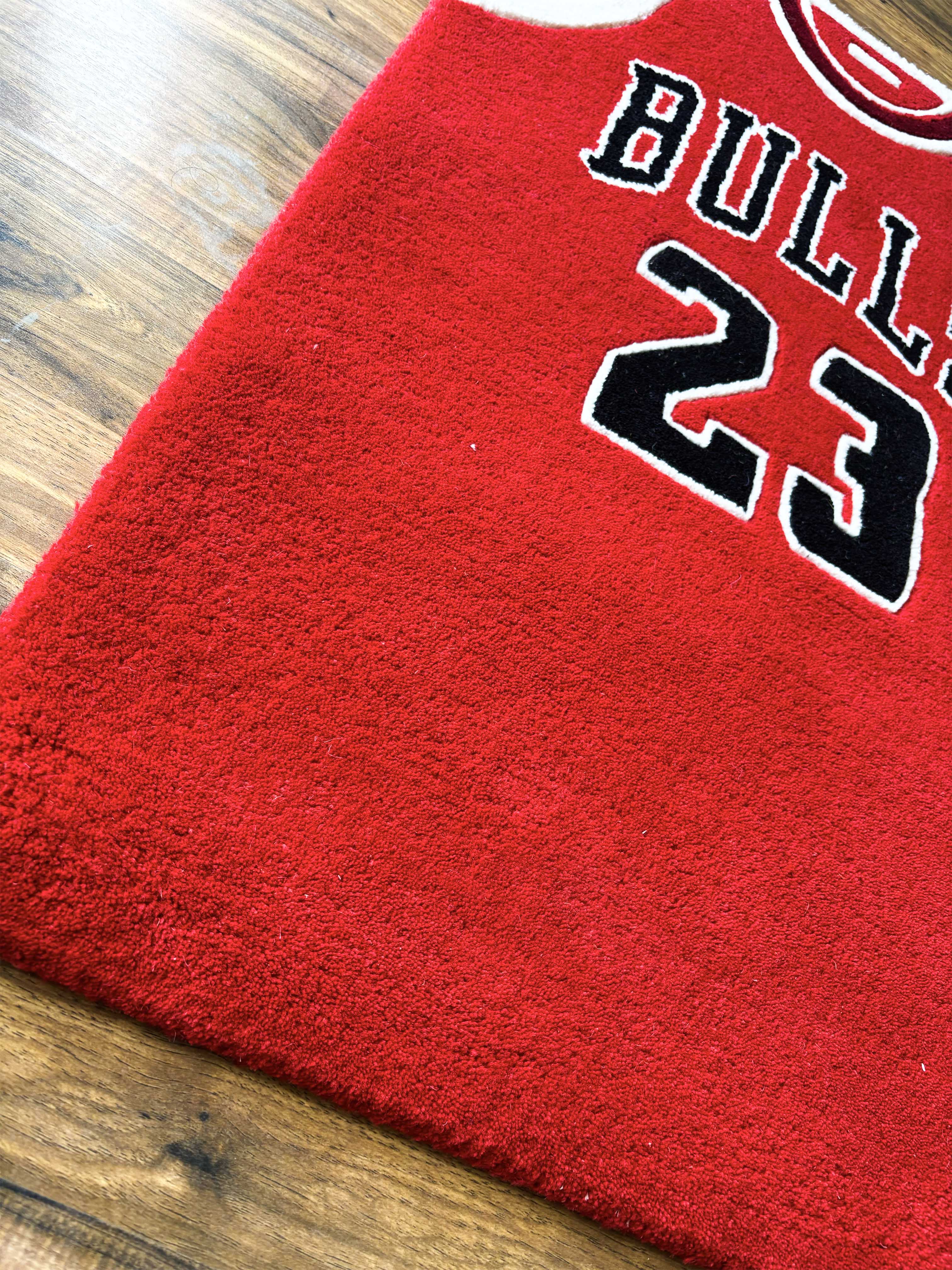 Bulls Red jersey Hand tufted Rug