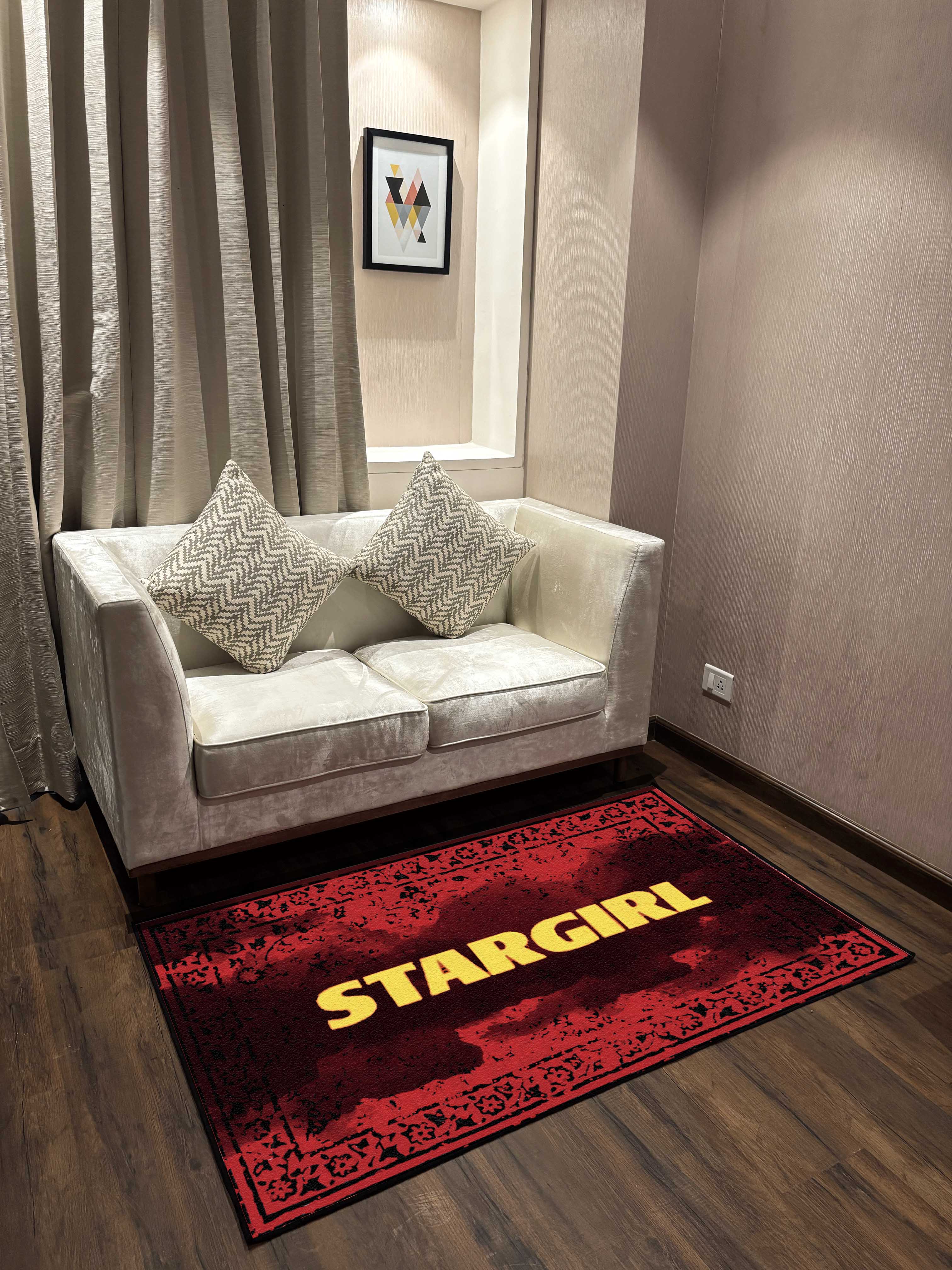 Stargirl traditional design Washable Rug