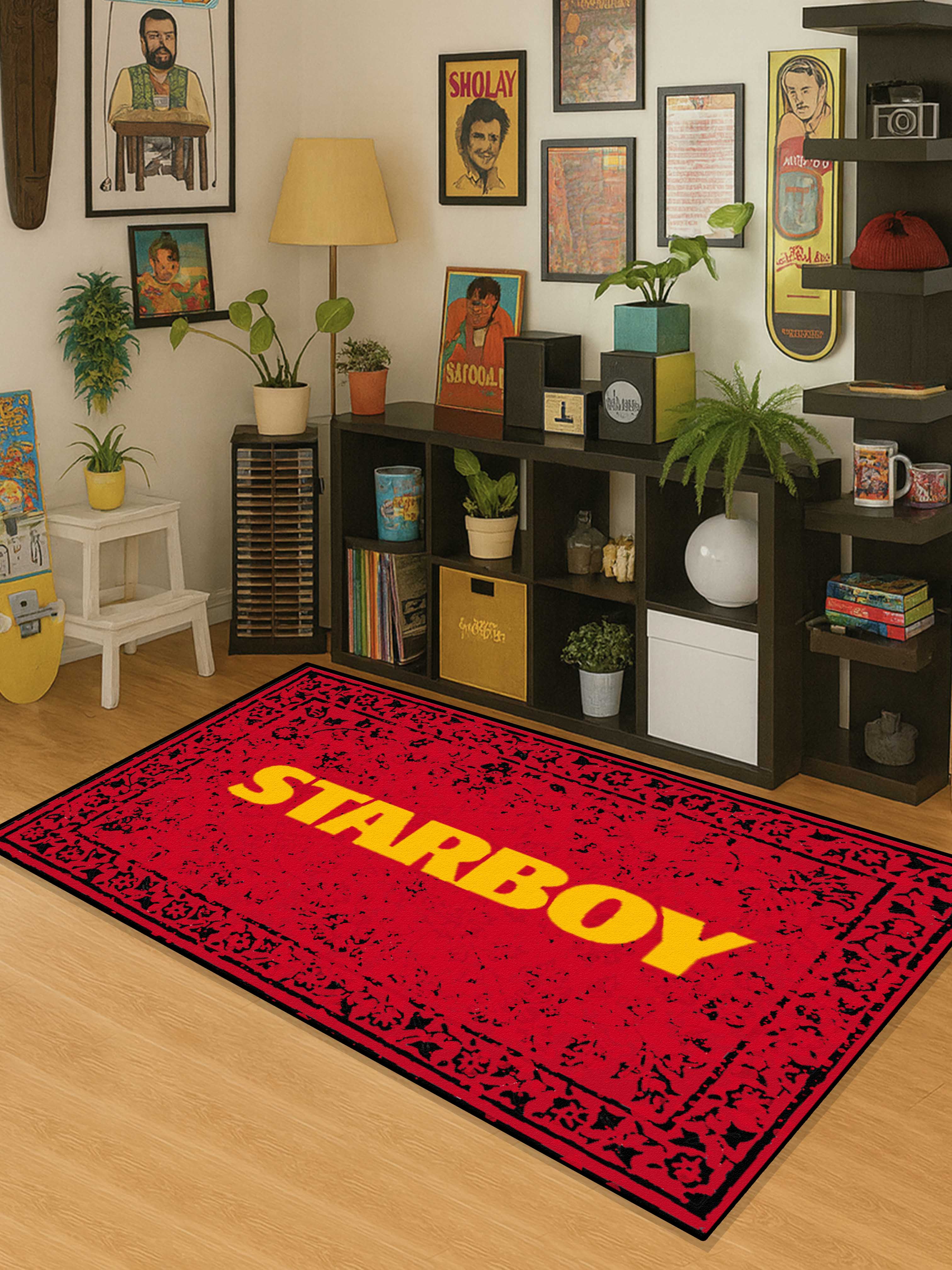 Starboy traditional design Washable Rug