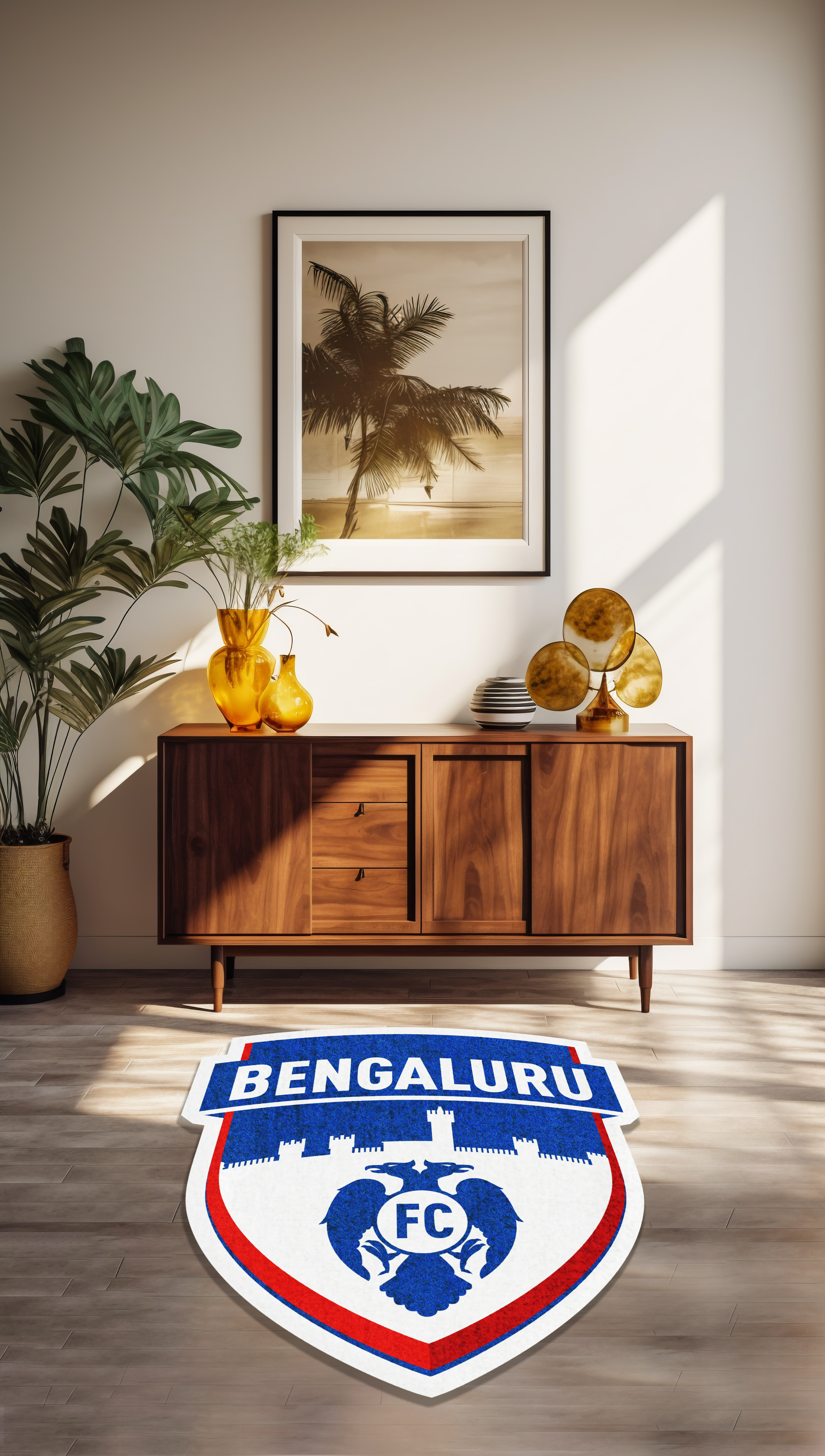 BFC official Logo Crest Tufted Rug