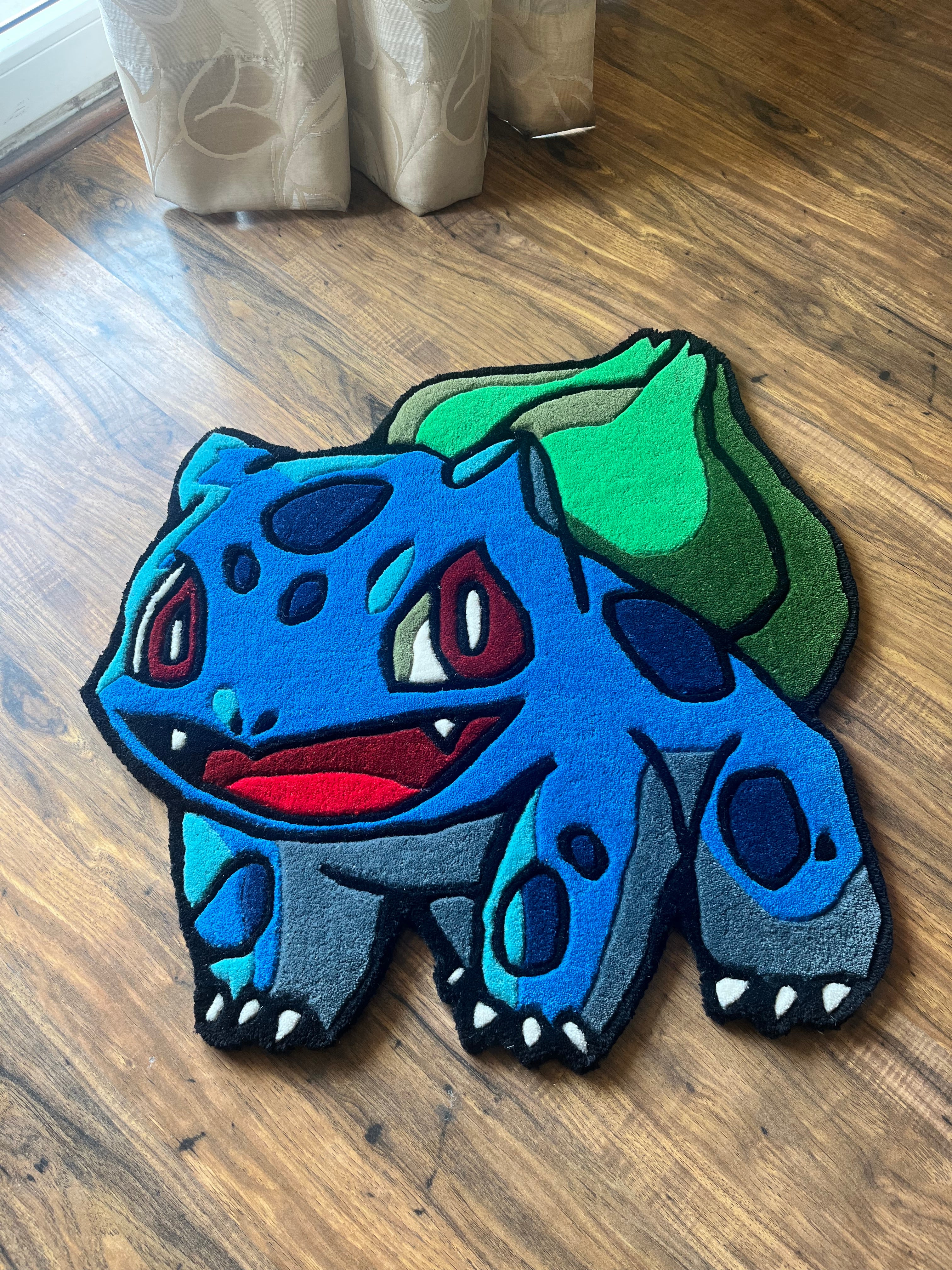 Leafsaur Cartoon Rug by the Drip Co.