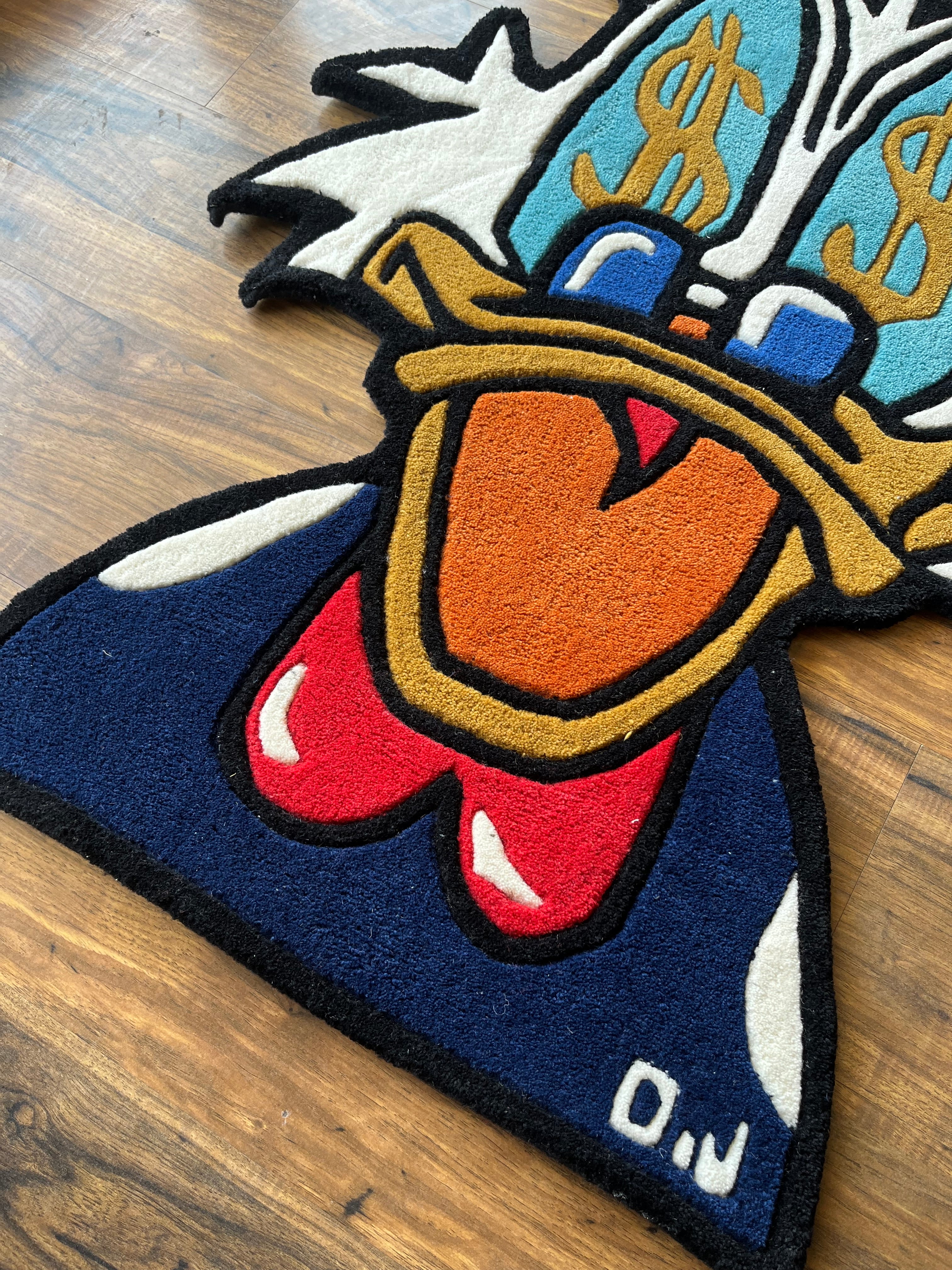 Dapper Dollar Duck Rug