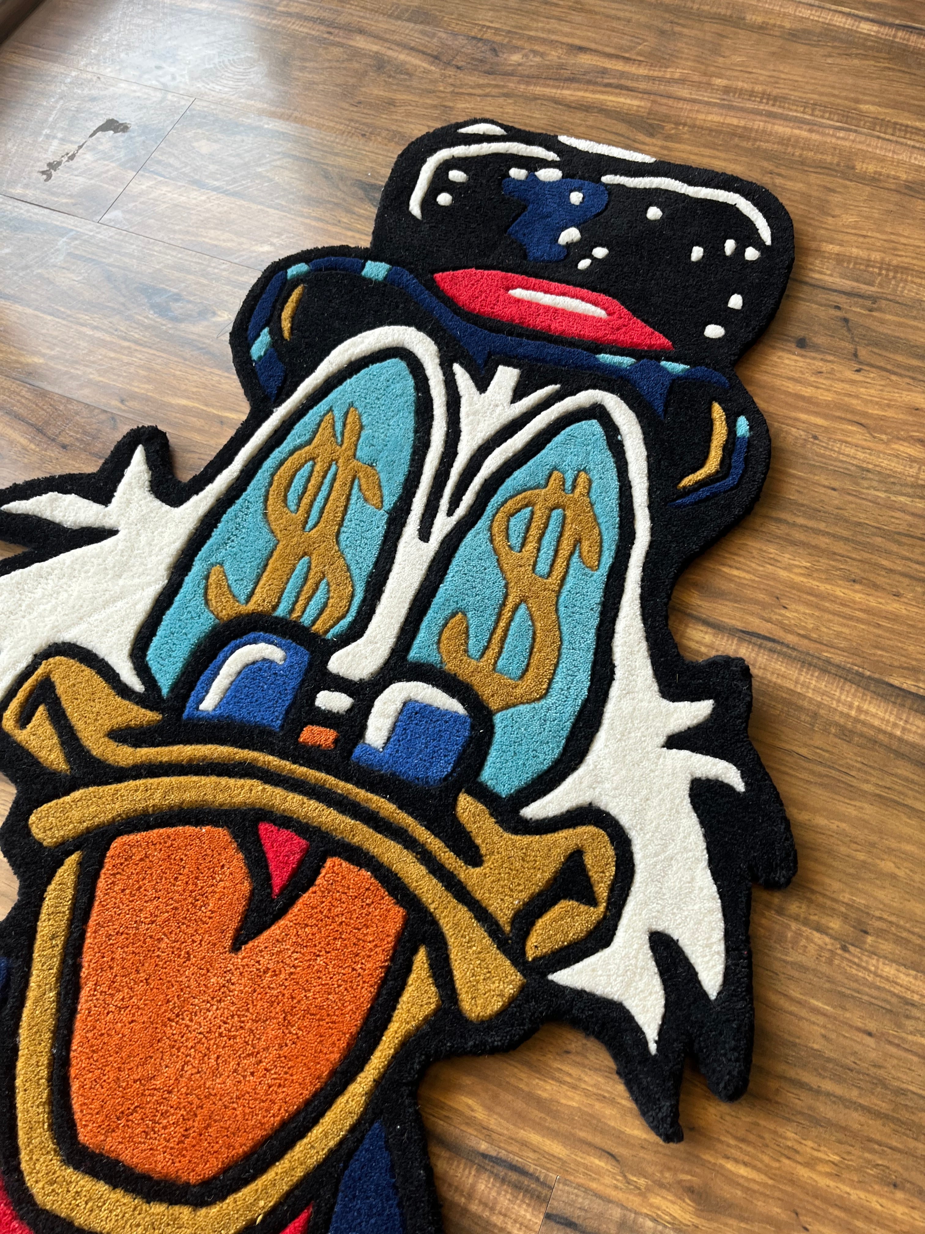Dapper Dollar Duck Rug