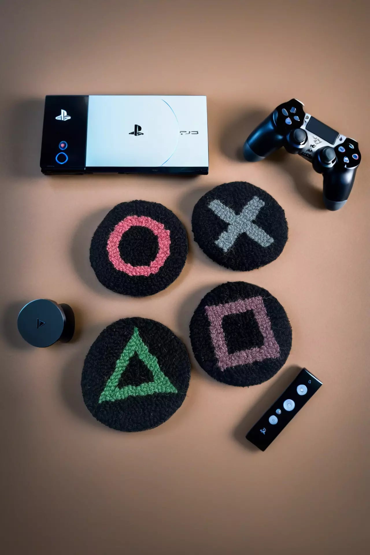 Playstation 4 pcs Coasters Set